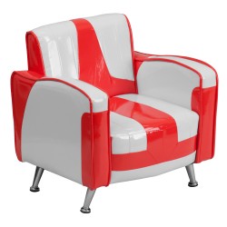 Kids Red and White Chair