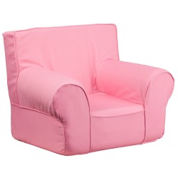 Small Solid Light Pink Kids Chair