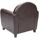 Presidential Collection Brown Leather Chair