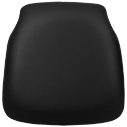 Hard Black Vinyl Chiavari Chair Cushion