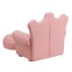 Kids Pink Princess Chair and Footrest