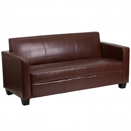 Primo Collection Brown Leather Sofa