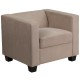 Comfort Collection Light Brown Microfiber Chair
