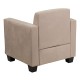Primo Collection Light Brown Microfiber Chair