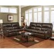 Reclining Living Room Set in Canyon Chocolate Leather