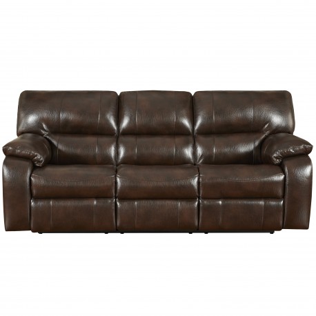 Canyon Chocolate Leather Reclining Sofa