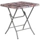 27'' Square Camouflage Plastic Folding Table