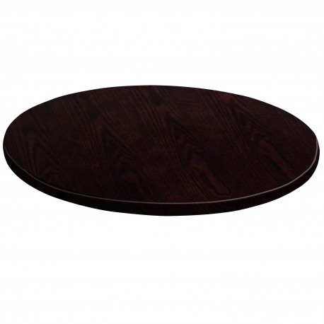 24'' Round Walnut Veneer Table Top