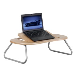 Angle Adjustable Laptop Desk with Natural Top