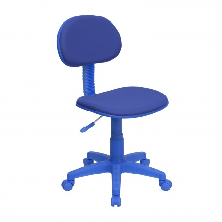 Blue Fabric Ergonomic Task Chair