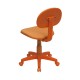 Orange Fabric Ergonomic Task Chair