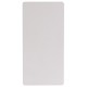 24''W x 48''L Granite White Plastic Folding Table