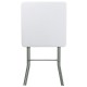27'' Square Granite White Plastic Bar Height Folding Table