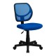 Mid-Back Blue Mesh Task Chair and Computer Chair