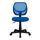 Mid-Back Blue Mesh Task Chair and Computer Chair
