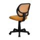 Mid-Back Orange Mesh Task Chair and Computer Chair