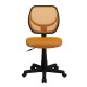 Mid-Back Orange Mesh Task Chair and Computer Chair
