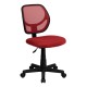 Mid-Back Red Mesh Task Chair and Computer Chair