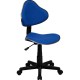 Blue Fabric Ergonomic Task Chair