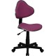 Lavender Fabric Ergonomic Task Chair