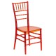 Friendly Elegance Crystal Crimson Stacking Chiavari Chair