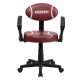 Football Task Chair with Arms