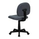 Mid-Back Ergonomic Gray Fabric Task Chair