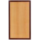 30'' x 42'' Rectangular Two-Tone Resin Cherry and Mahogany Table Top