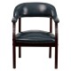 Navy Vinyl Luxurious Conference Chair