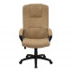 High Back Beige Fabric Executive Office Chair