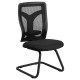 Galaxy Black Mesh Side Chair with Mesh Seat and Adjustable Lumbar Support
