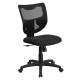 Galaxy Mid-Back Designer Back Task Chair with Padded Fabric Seat