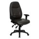 High Back Espresso Brown Leather Executive Office Chair