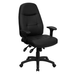 High Back Black Leather Executive Office Chair