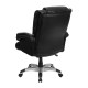 High Back Black Leather OverStuffed Executive Office Chair