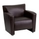 Sage Collection Brown Leather Chair
