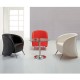 Flight Collection Red Leather Reception Chair