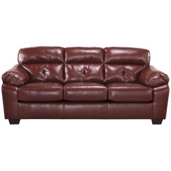 Benchcraft Glamour Sofa in Crimson DuraBlend