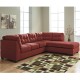 Benchcraft Cozy Sectional with Right Side Facing Chaise in Sienna Microfiber