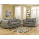 Eliana Living Room Set in Cobblestone Fabric