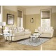 Illuminate Living Room Set in Ivory DuraBlend