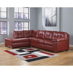 Glamour Sectional in Salsa DuraBlend