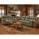 Reclining Living Room Set in Next Camouflage Fabric