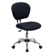 Mid-Back Gray Mesh Task Chair with Chrome Base