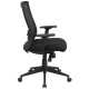 Mid-Back Black Mesh Chair with Back Angle Adjustment