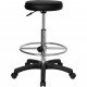 Backless Drafting Stool with Adjustable Foot Ring