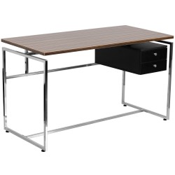 Computer Desk with Two Drawer Pedestal