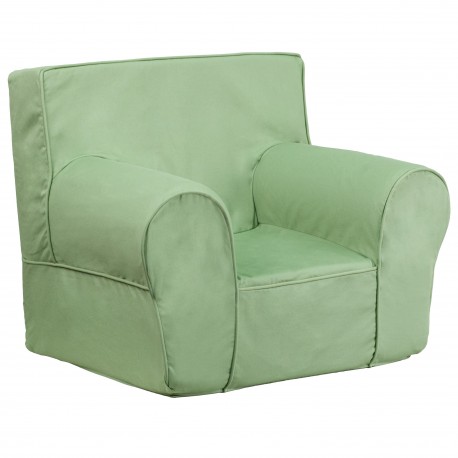 Small Solid Green Kids Chair