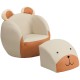 Kids Bear Chair and Footstool
